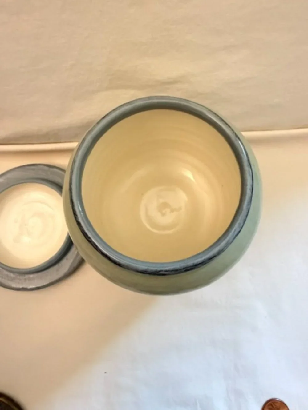 Studio Art Pottery Container